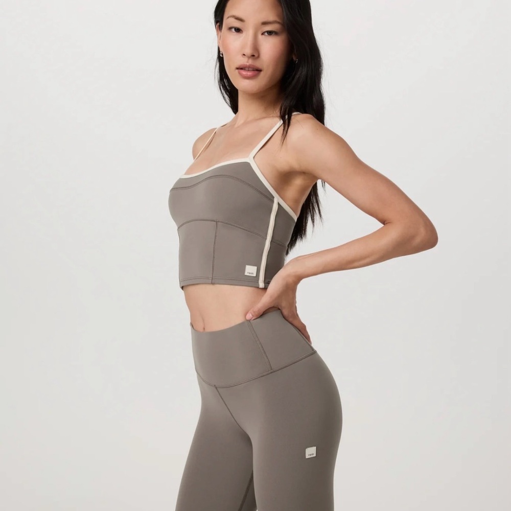 Vuori Smokey Taupe Corset tank